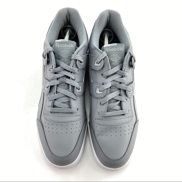 Reebok Men's Workout Plus Cold Grey Athletic Shoes - Picture 8 of 11
